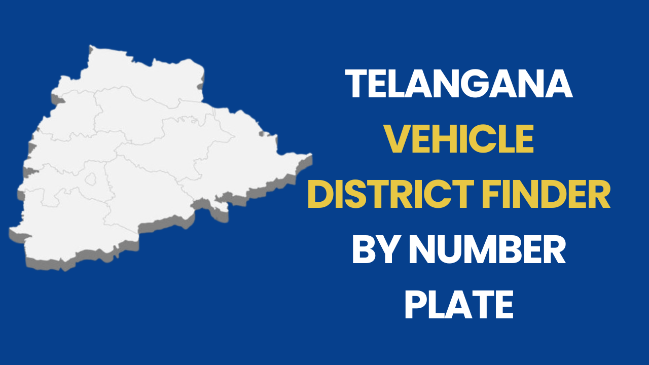 Telangana Vehicle District Finder by Number Plate